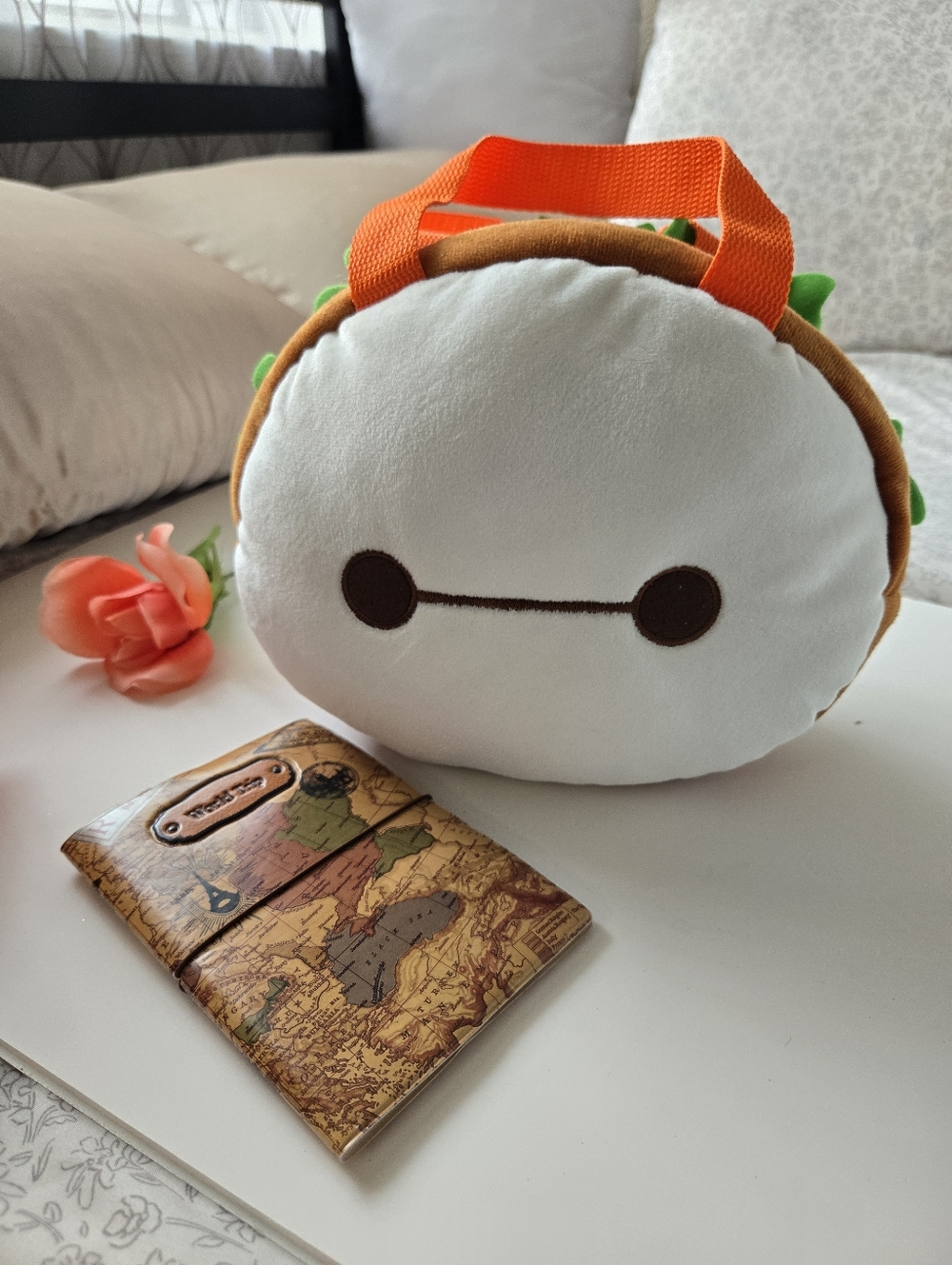 Disney Resort Store Big Hero 6 Baymax Tokyo Limited Lunch Bag Hamburger Plush